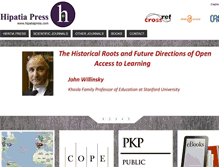 Tablet Screenshot of hipatiapress.com